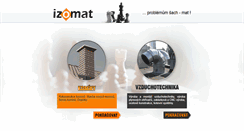 Desktop Screenshot of izomat.com