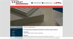 Desktop Screenshot of izomat.net